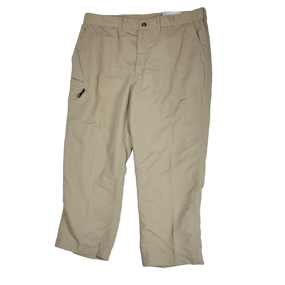 Patagonia Pants Mens XL Beige Zip Off Convertible Cargo Hiking Gorpcore Belted - Picture 1 of 11
